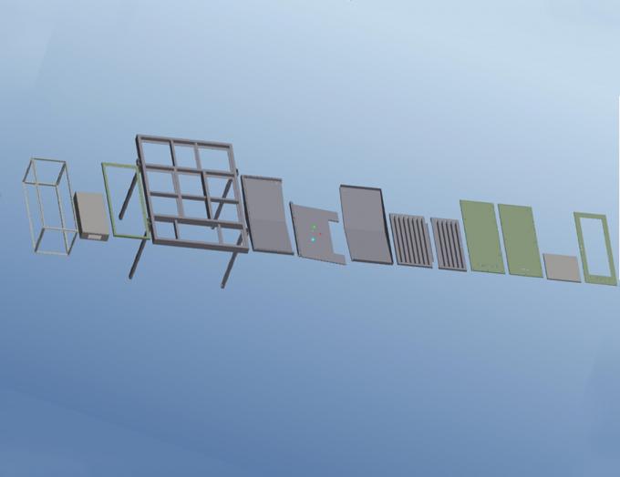 Hwashi Nieuwe conditie Batterij energieopslagkas Automatisch Las- en slijpstation Robot Case 1