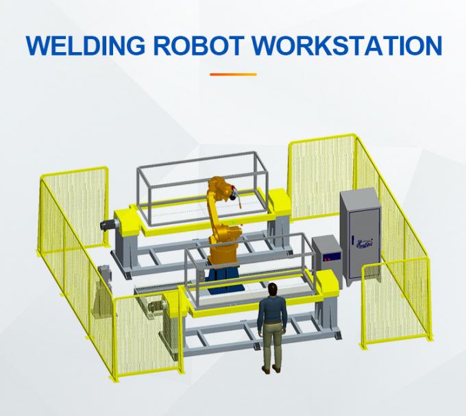 Hwashi Nieuwe conditie Batterij energieopslagkas Automatisch Las- en slijpstation Robot Case 2