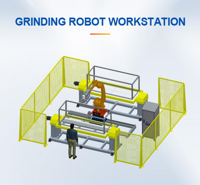 Hwashi Nieuwe conditie Batterij energieopslagkas Automatisch Las- en slijpstation Robot Case 3