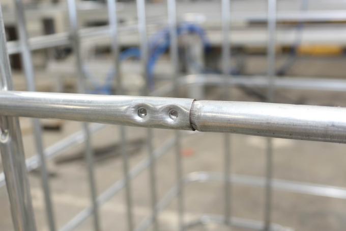 Elektrische IBC Tote Cage Welding Machine 50Hz PLC Control 225KVA 8