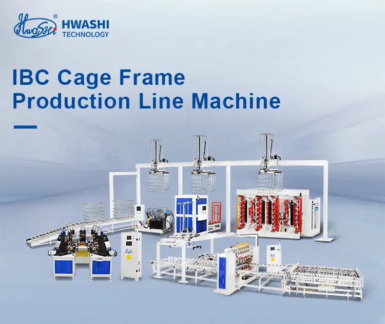 IBC Grid Cage Frame Automatische productielijn, Volledige automatische IBC -tanklekkage Testmachinelijn 1