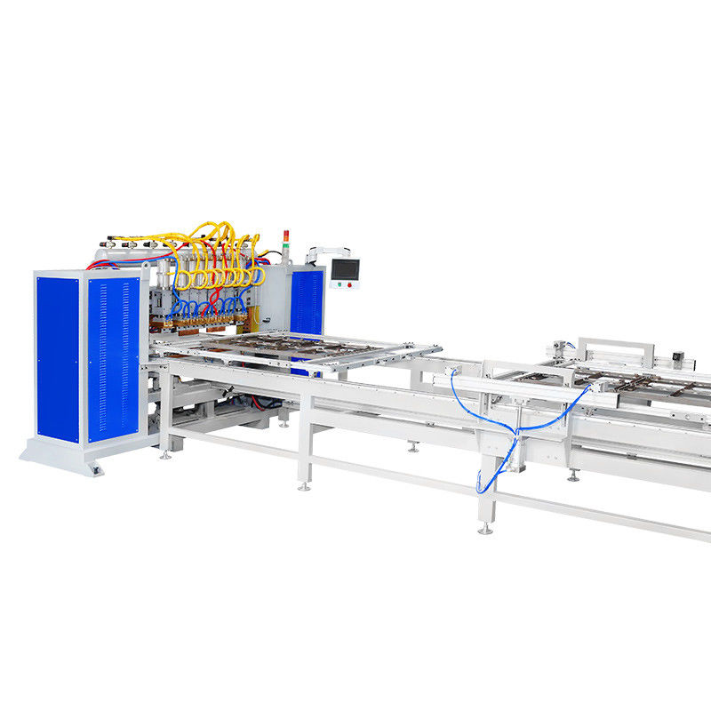 Weldmachine met 6 laskoppen voor airconditioning