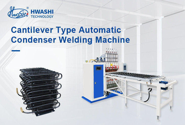 Weldmachine met 6 laskoppen voor airconditioning