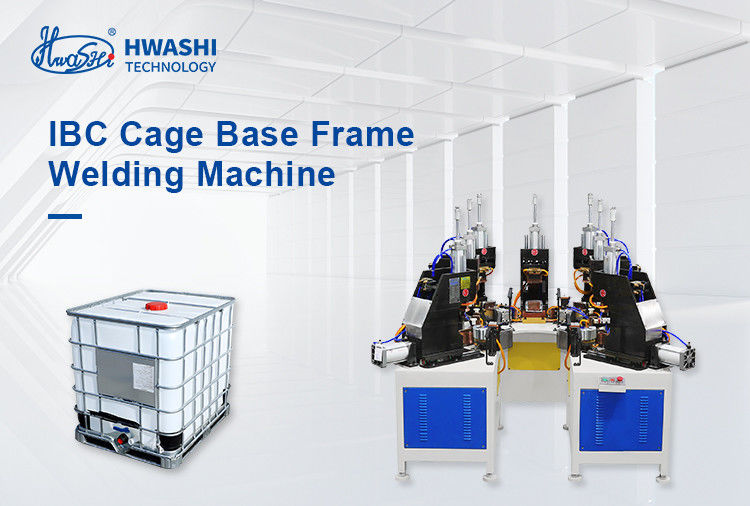 HWASHI IBC Cage Frame Productielijn IBC Cage Base Frame Lasmachine
