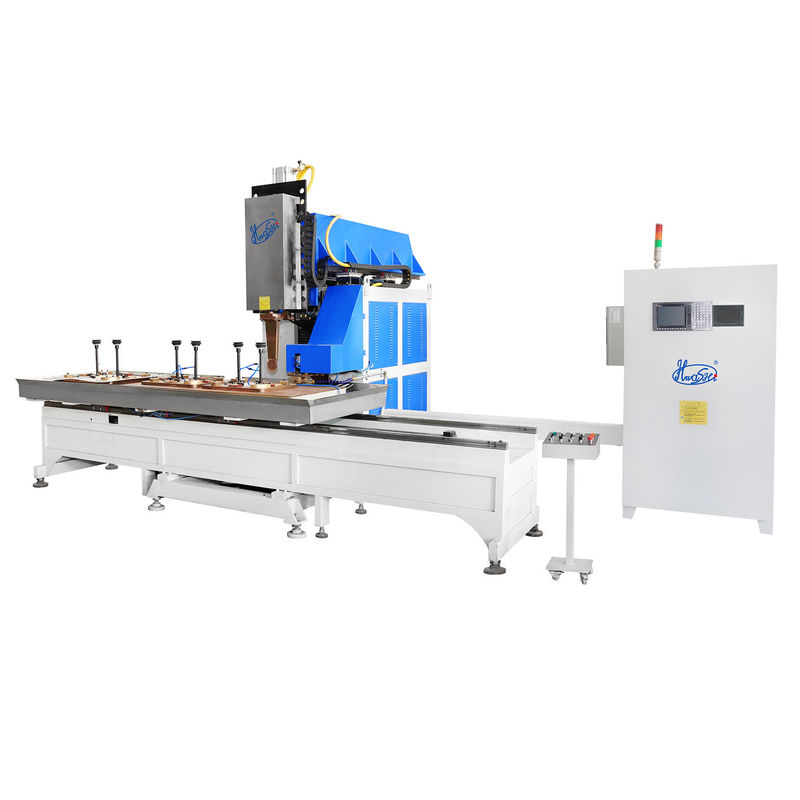 Automatische naad lassen machine voor Italiaans type roestvrij staal keuken drievoudige wasbak kom