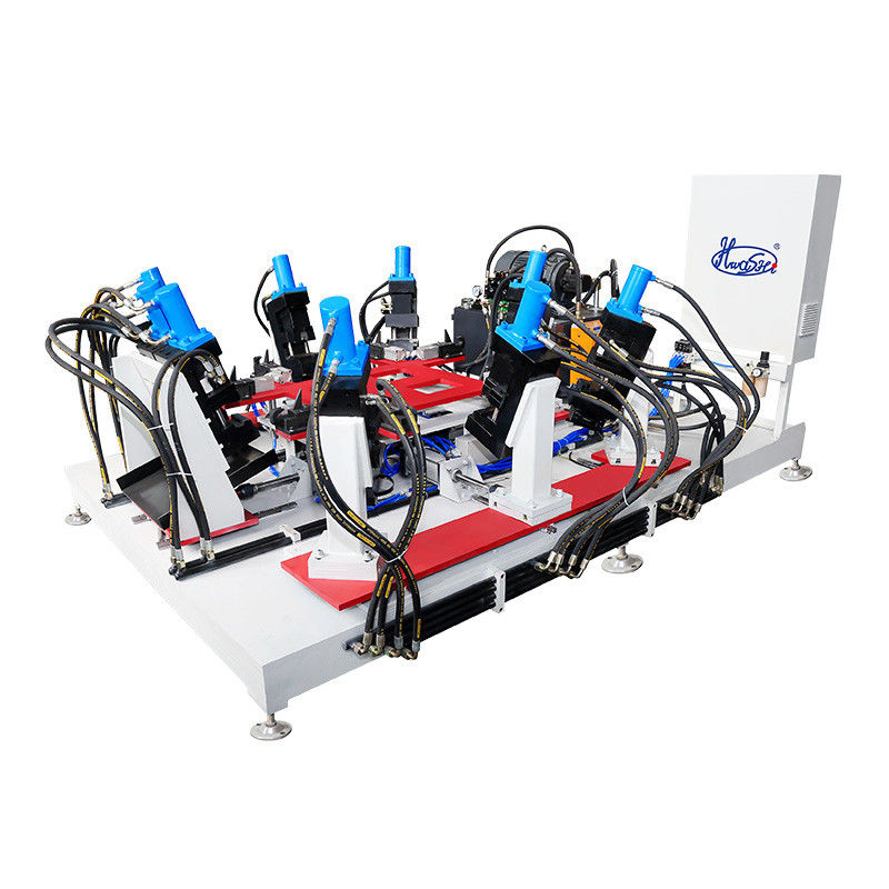 IBC Cage Frame Hole Punching Machine gebruikt om het gat van het frame te vormen