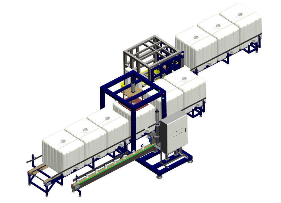 IBC tank klep lasmachine om de soldeerbetrouwbaarheid van het product te verzekeren