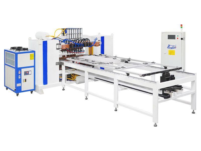 Panelplaat metalen plek lassen Gantry type Multipoint Lasmachine