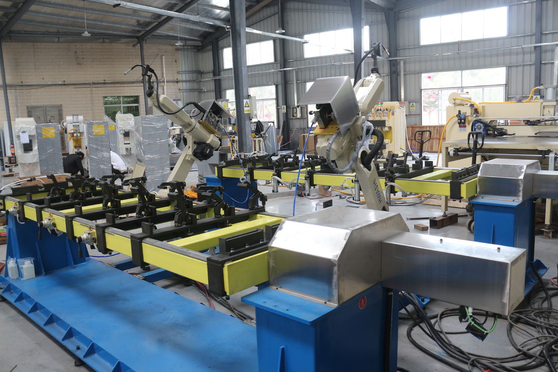 Roestvrijstalen steigerstel Lasstation 6 As Robot Lasmachine MIG Lasrobot Arm