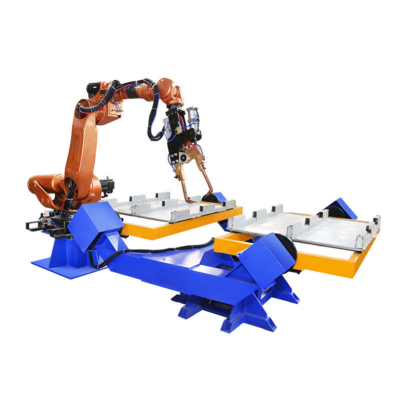 Zware werkplek lassen robot C type X type lassen pistool voor opslag plank hoek