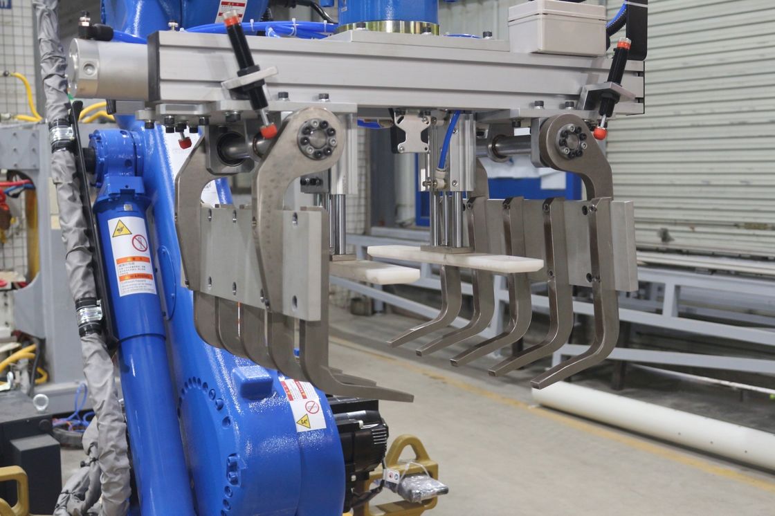 Industriële palletiseringsrobot met zakgrijper voor zandzakken cementzakken meelzak palletiser