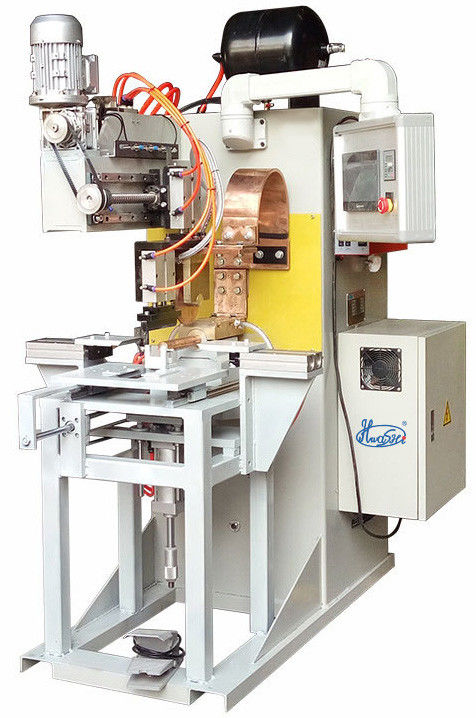 Automatische rollen ronde las- en vormmachine voor geweven draadnetfiltercartridge