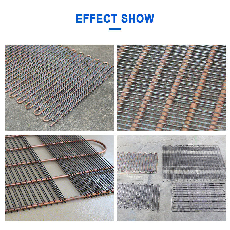Hwashi Full Automatic Steel Wire Mesh Condenser Welding Machine Koperen Buddy Tube Spot Welding Machine