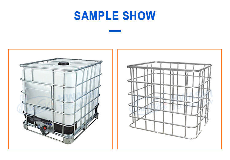 Elektrische intermediaire bulk container cage welding machine voor IBC Tote cage productie