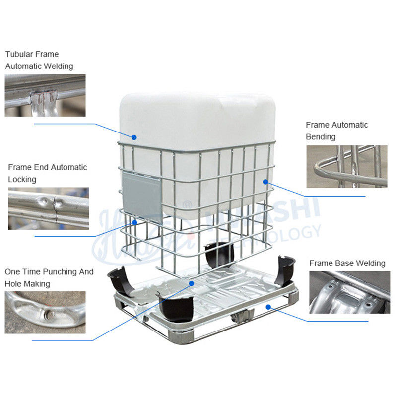 Hoogspanningsweldmachine automatische kooiweldmachine blaasgietmachine voor het maken van intermediaire bulkcontainers