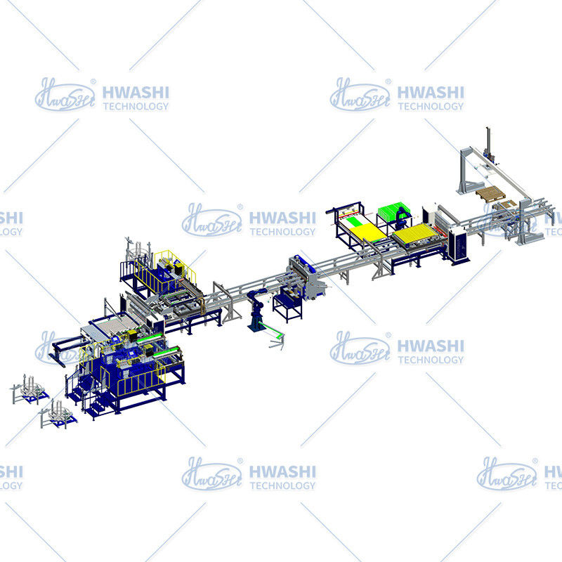 High Speed Automatic Wire Shelf Welding Machine voor de productie van wire mesh deck shelving