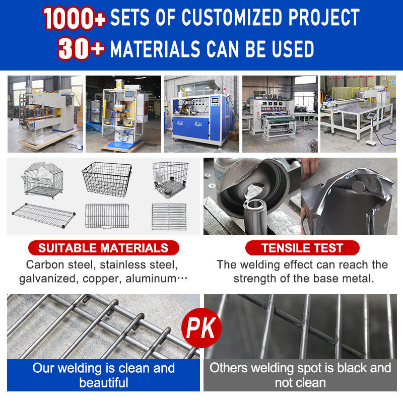 Hwashi Wire Welding Machine Voor Dierenkooien, Automatische Fast Metal Mesh Spot Welder