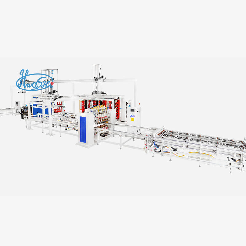 IBC-grid, IBC Cage Frame productielijn, Dubbele Station Tubular Net Bending Machine