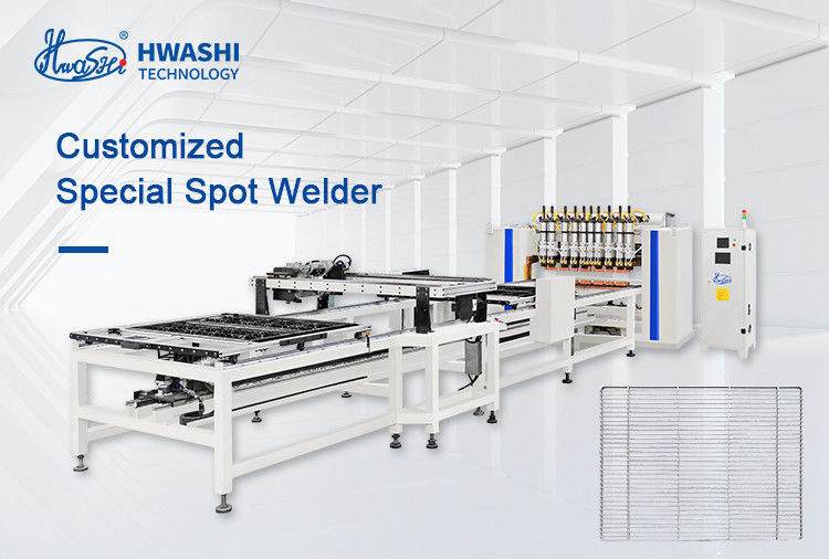 HWASHI Automatisch draadnet Panel Cage Lasmachine Lijn voor gelast draadnet