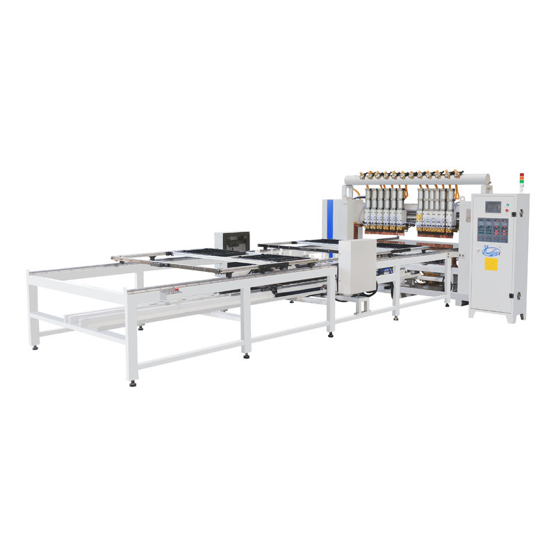 HWASHI Welding Equipment Automatic Gantry Style Multi Head Spot Row Welding Machine For Wire Mesh Warm Product verstrekt 2 - 8 mm