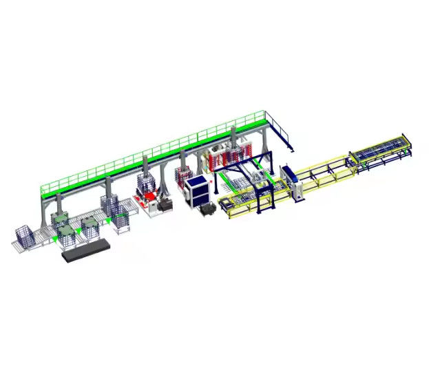 Intermediate bulk container IBC grid Cage Frame automatische productielijn,ibc staal frame voor ibc tanks