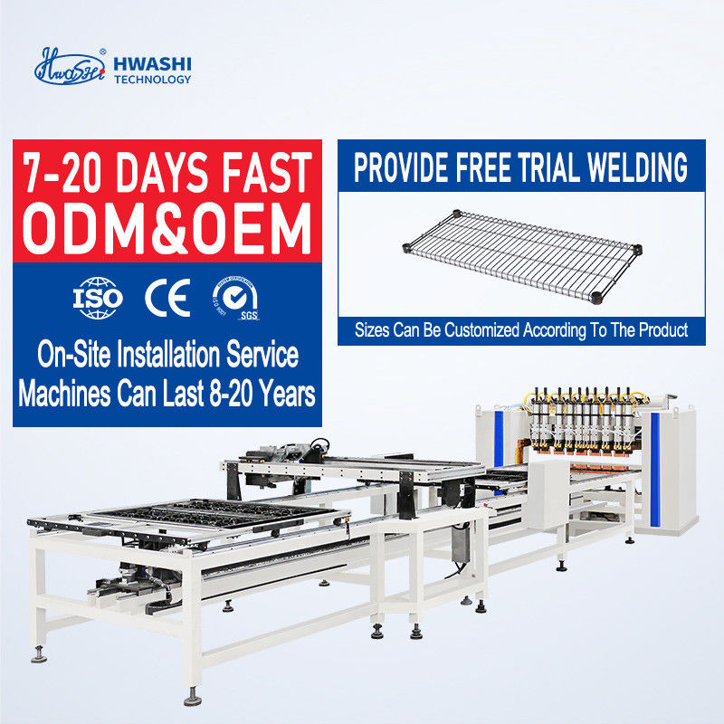 Hwashi wire mesh spotswelding systeem voor duurzame opslag.