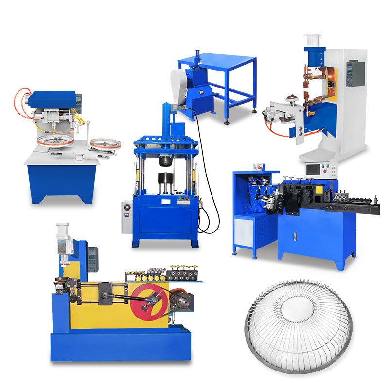 Hwahsi China Automatische huishoudelijke elektrische ventilator Guard Spot Welding Machine Filter Mesh Welder.roundness Wire Mesh