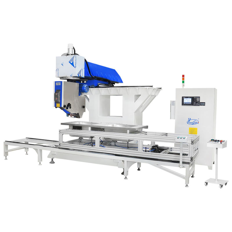 Hwashi Inox SS304 Keuken Dubbele gootsteen Naad Lasmachine en roestvrij staal CNC gootsteen Polijstmachine
