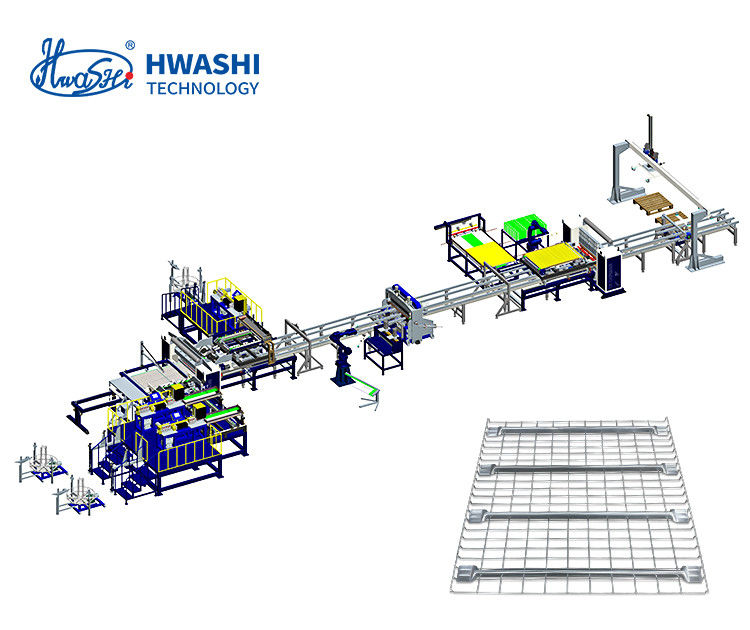 Geavanceerde automatische walscherf lassen machine voor walscherf dek plank productielijn
