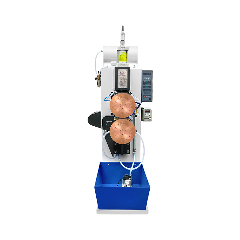 HWASHI Roller Spot Welder Ventilatie Duct Manual Tin Can Side Seam Welding Machine Roll to Roll Banner Welder