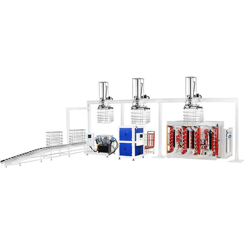 Volledig geautomatiseerde IBC-kooiproductiemachine met 80 kooien per uur, precisietechniek en CE/CCC-certificering