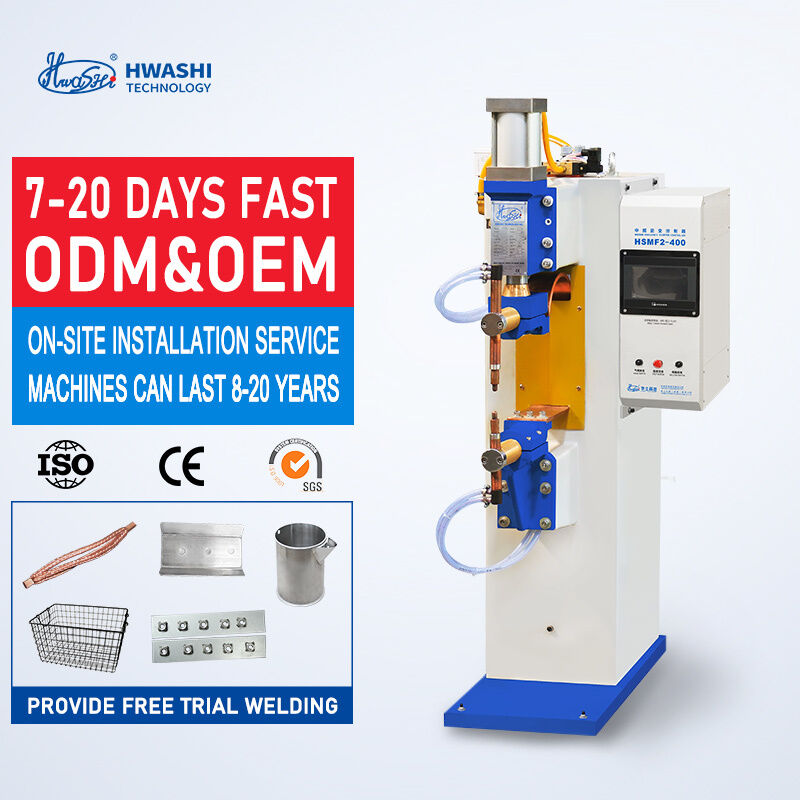 HWASHI 75KVA Power Vertical Type Medium Frequency Inverter Spot Welding Machine CE/CCC/ISO gecertificeerd
