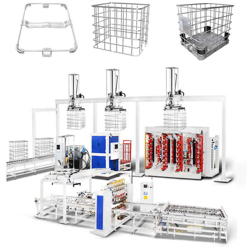 Buigdoeltreffendheid 20-25sec IBC Tote Cage Lasmachine Spanning 380V Geoptimaliseerd volgens uw productvereisten