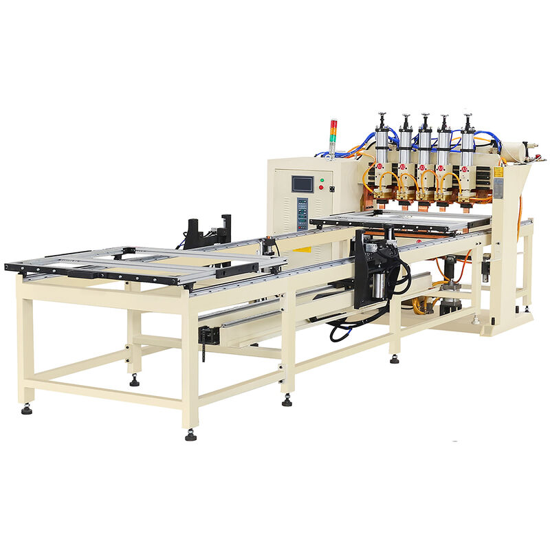 Koelkast Draadgaas Portaal Lasmachine met Dubbellaagse Toevoer en 10 Elektroden Automatisch Toevoersysteem