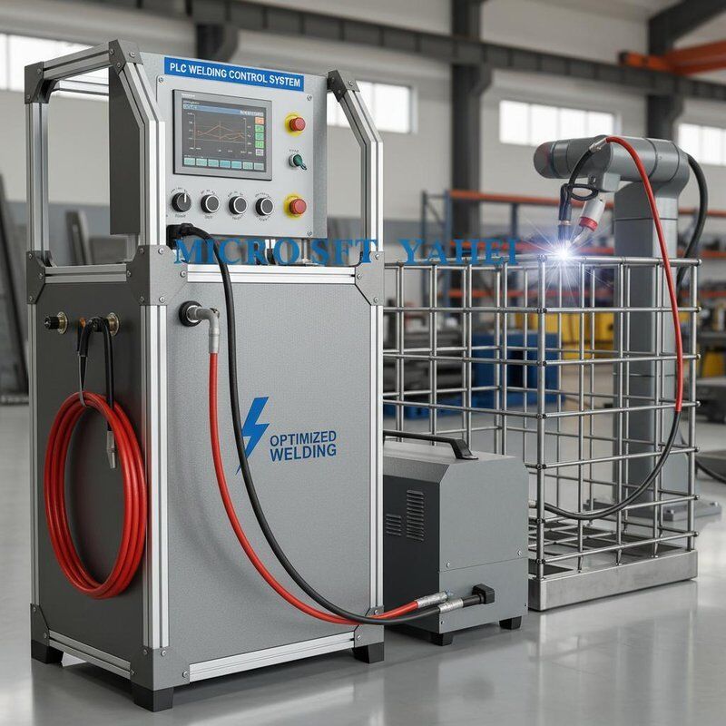 PLC Welding Control System IBC Tote Cage Welding Machine Electric Power Source Optimized Welding Performance