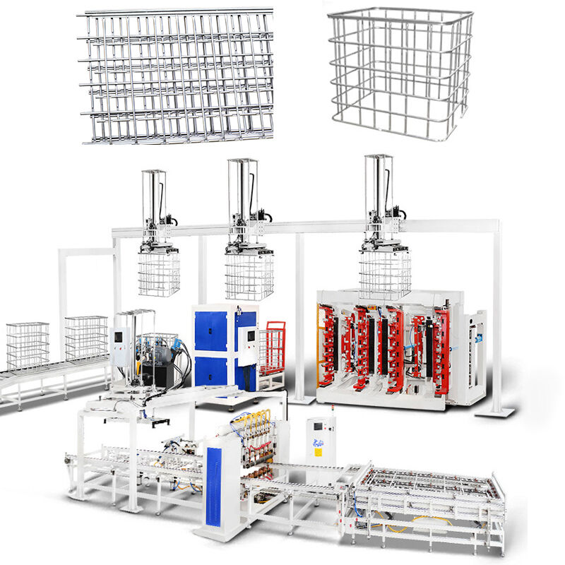 Electric Power Source IBC kooi las productielijn ontworpen volgens uw producten te waarborgen en het lasproces