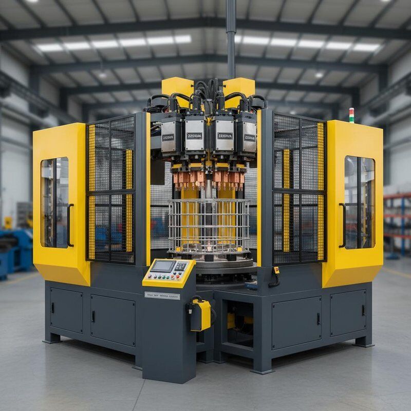 IBC Tote Kooi Lasmachine Inclusief Beschermkap en 225KVA X 4 Lasvermogen Ontworpen voor Zware Laswerkzaamheden