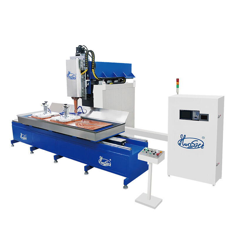 160kVA Nominale capaciteit roestvrij staal wasbak lassen machine met CNC 3-assige servo-besturing en medium-frequency inverter (MFDC) naad lassen